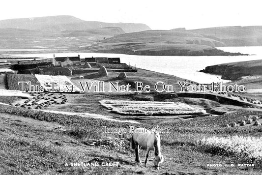 SC 3334 - A Shetland Croft, Scotland