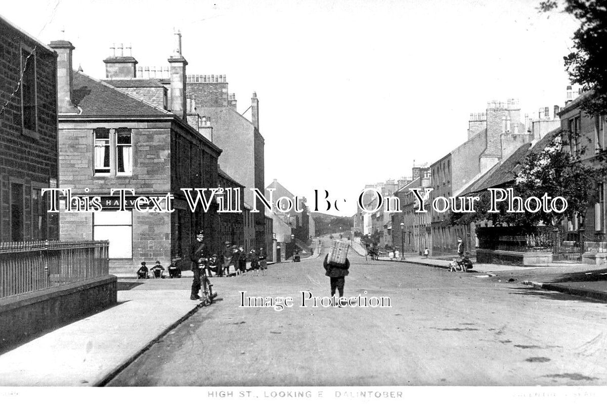 SC 3339 - High Street, Dalintober, Scotland c1910