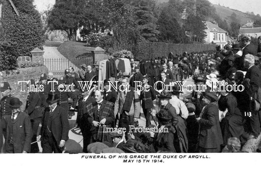 SC 3343 - Funeral Of The Duke Of Argyll, Kilmun, Scotland