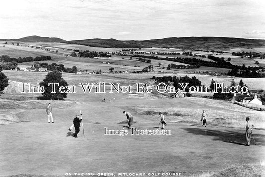 SC 3369 - The 15th Green, Pitlochry Golf Course, Perthshire, Scotland