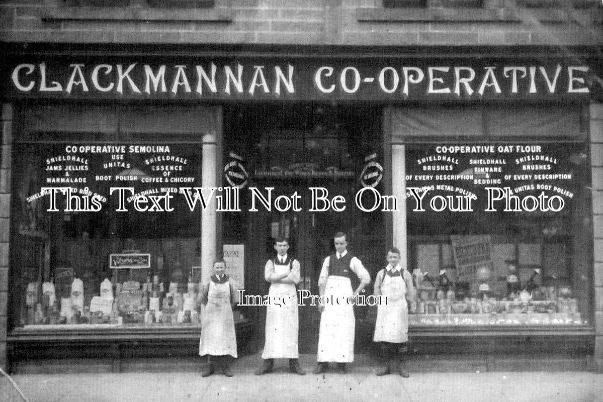 SC 337 - Clackmannan Co-Operative Shop, Stirling, Scotland