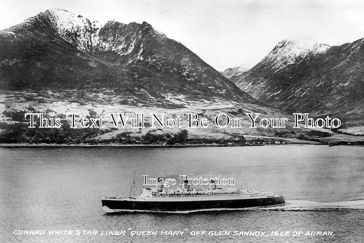 SC 3370 - Cunard White Star Liner Queen Mary, Glen Sannox, Isle Of Arran