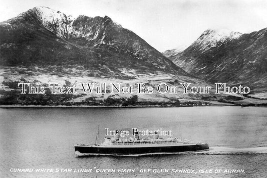 SC 3370 - Cunard White Star Liner Queen Mary, Glen Sannox, Isle Of Arran