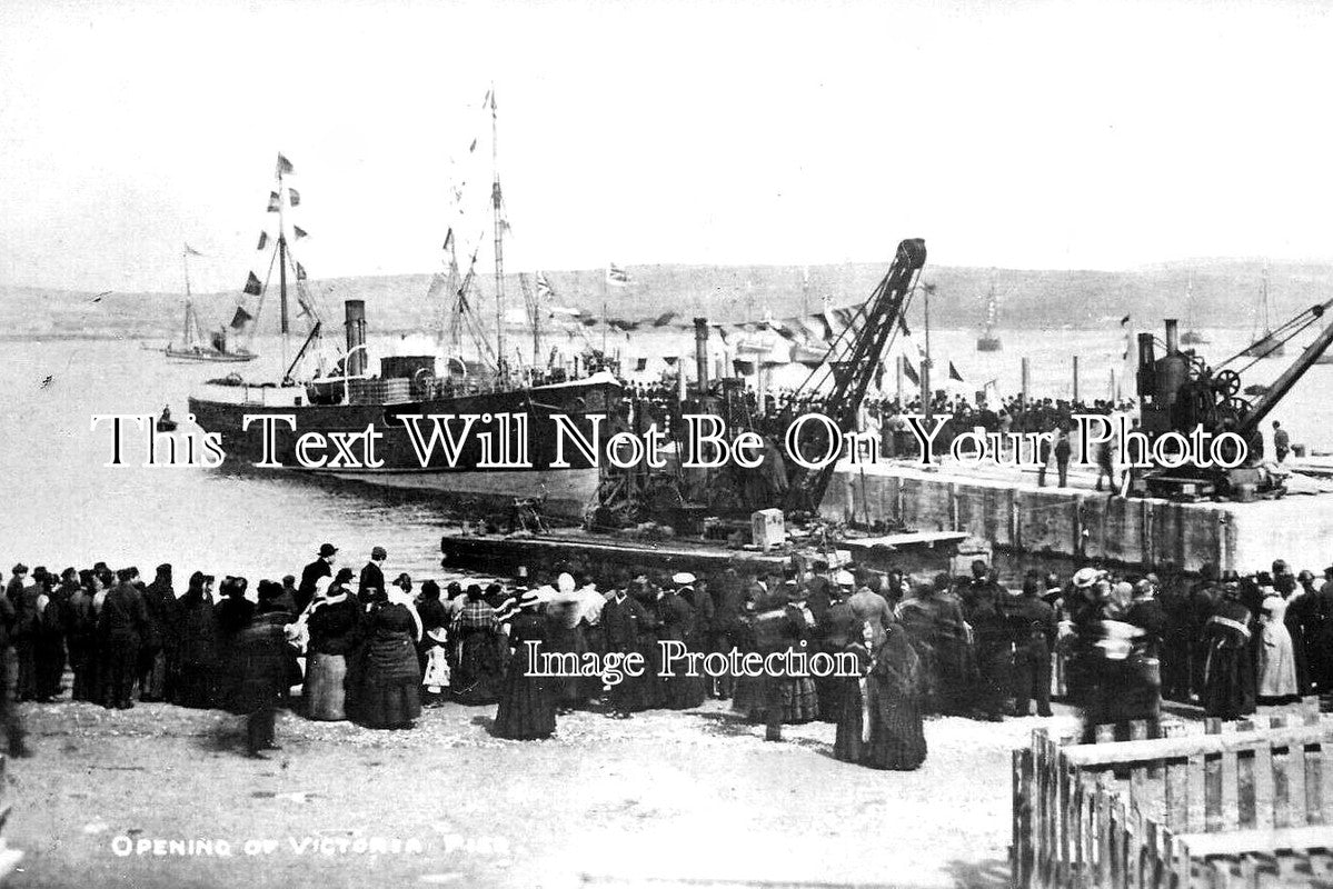 SC 342 - Opening Of Victoria Pier, Lerwick, Shetland, Scotland 1886