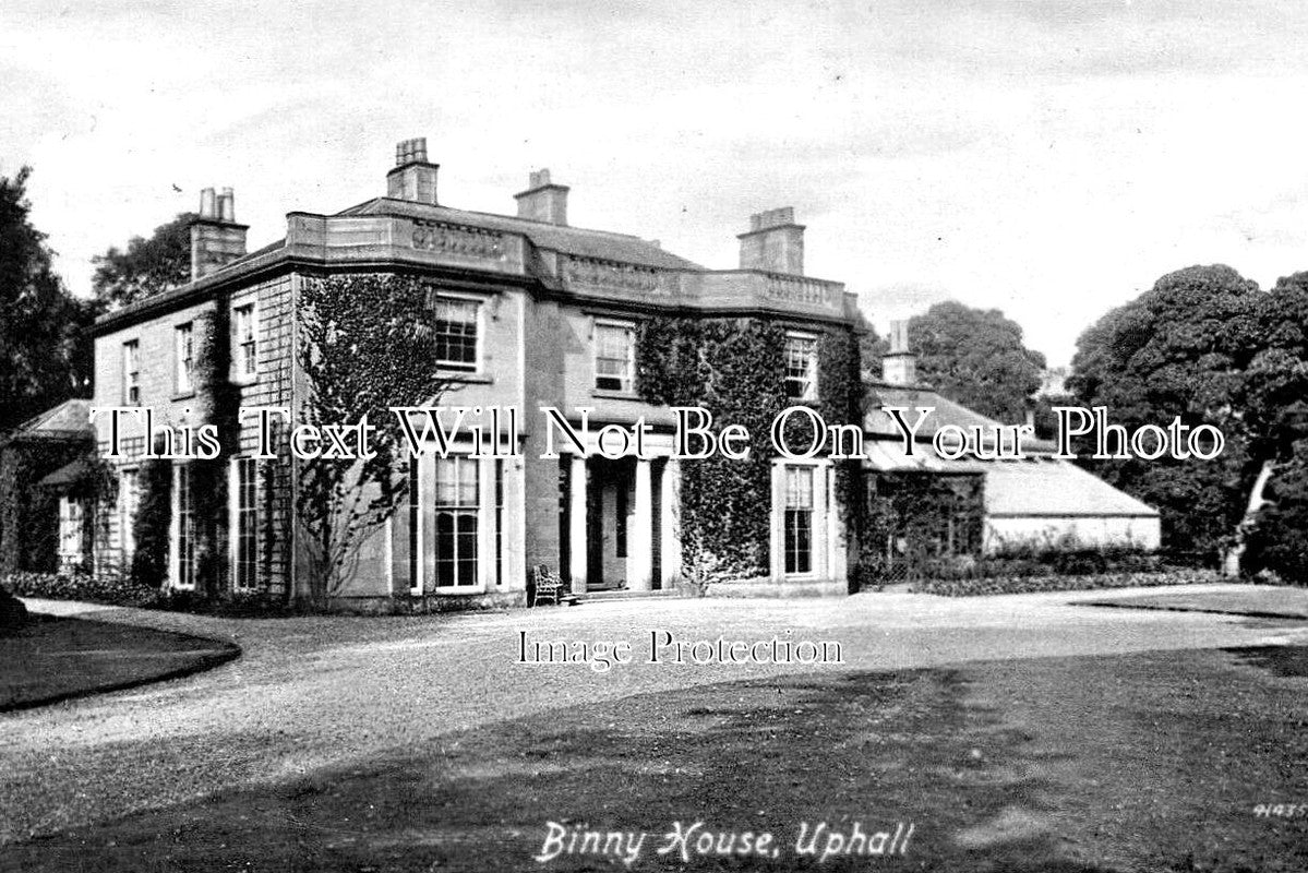 SC 3454 - Binny House, Uphall, West Lothian, Scotland c1910