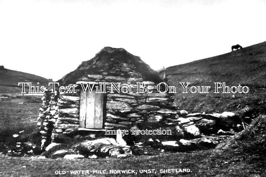 SC 348 - Old Water Mill, Norwick, Unst, Shetland, Scotland
