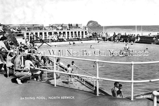 SC 3484 - Bathing Pool, North Berwick, Scotland c1950