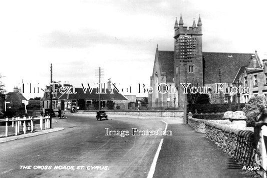 SC 3491 - The Cross Roads, St Cyrus, Scotland