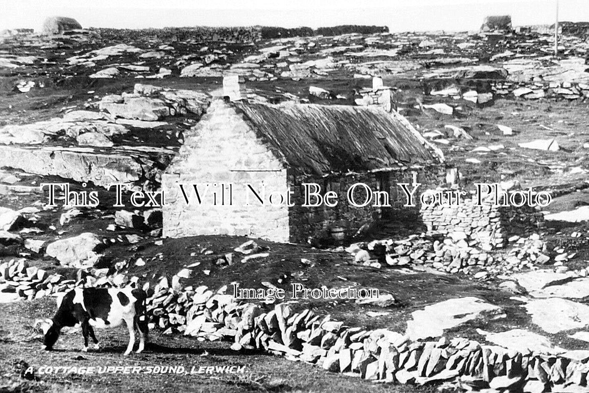 SC 3492 - A Cottage, Upper Sound, Lerwick, Shetland, Scotland