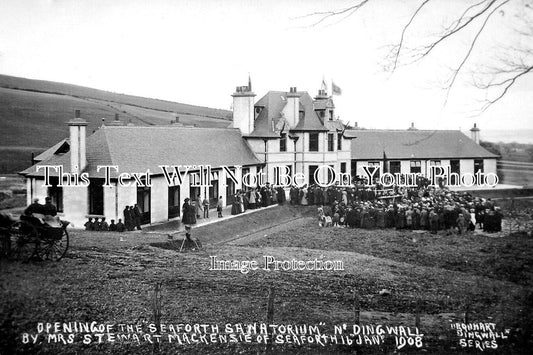 SC 3517 - Opening Of The Seaforth Sanatorium, Dingwall, Scotland c1908