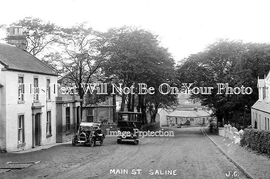 SC 3521 - Main Street, Saline, Fife, Scotland c1913