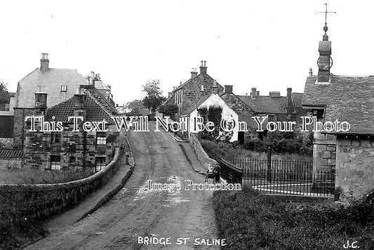 SC 3524 - Bridge Street, Saline, Fife, Scotland c1915