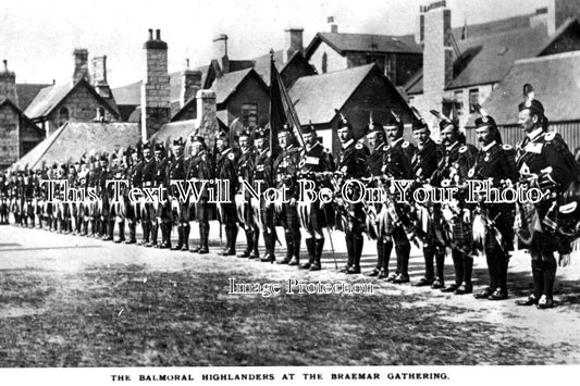 SC 3543 - The Balmoral Highlanders, Braemar Gathering, Scotland