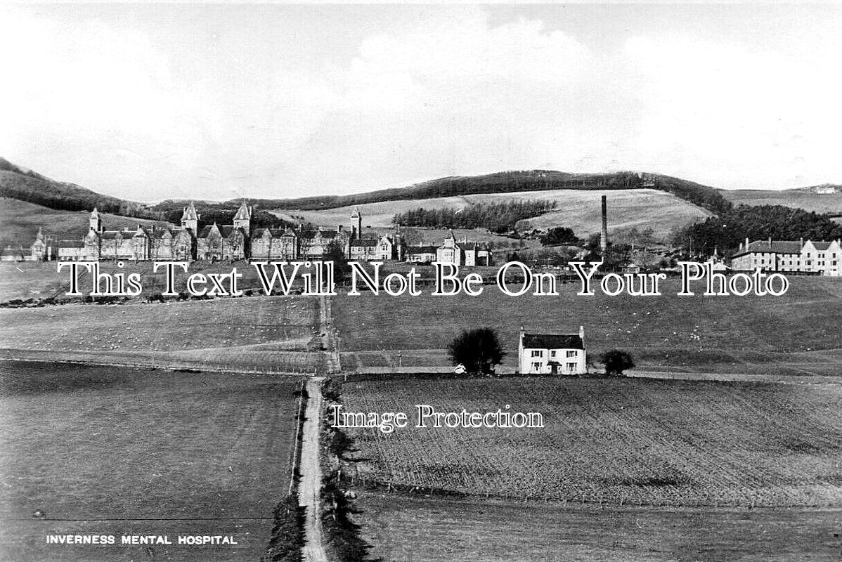 SC 3566 - Inverness Mental Hospital, Scotland c1938