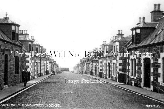 SC 3578 - Admiralty Road, Portknockie, Banffshire, Scotland