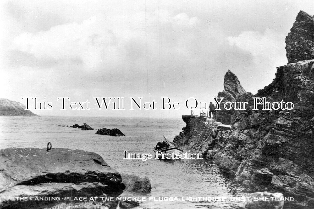 SC 3595 - The Landing Place, Muckle Flugga Lighthouse, Shetland