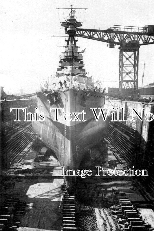 SC 3618 - HMS Royal Sovereign In Dry Dock, Rosyth, Scotland