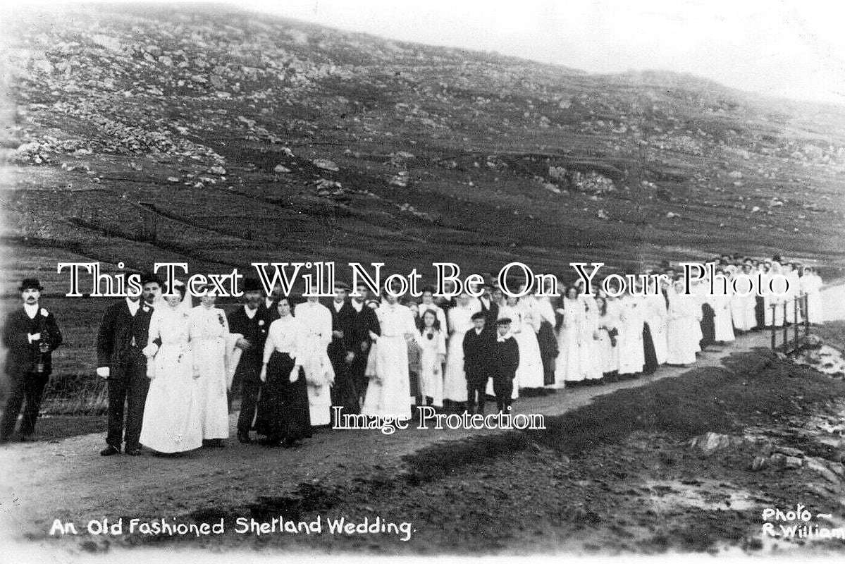 SC 362 - An Old Fashioned Shetland Wedding, Scotland