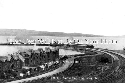 SC 3640 - Fairlie Pier From Craig Hill, Ayrshire, Scotland