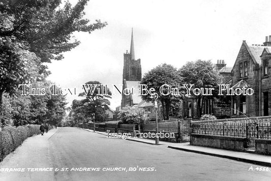 SC 3657 - Grange Terrace & St Andrews Church, Bo'ness, Scotland