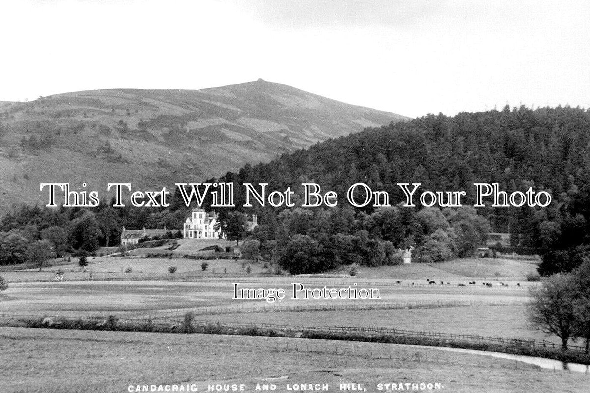 SC 3674 - Candacraig House & Lonach Hill, Strathdon, Scotland
