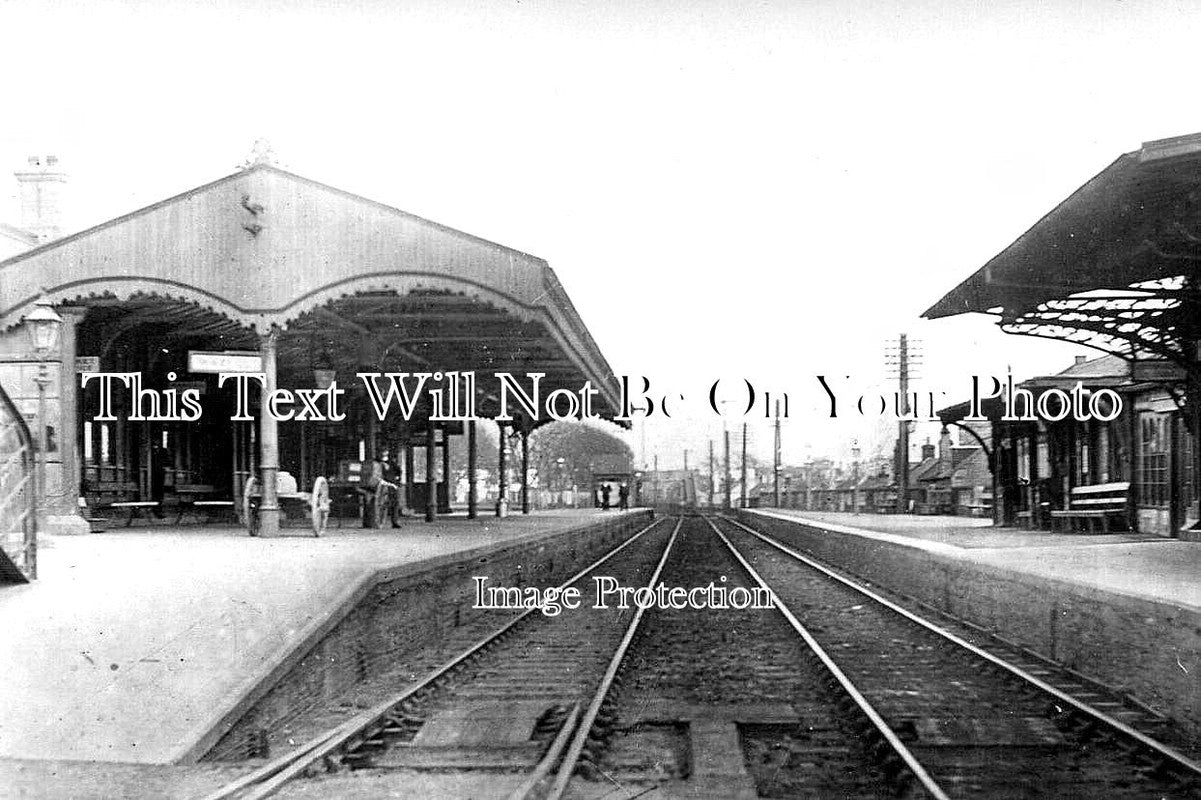 SC 368 - Carnoustie Railway Station, Angus, Scotland c1910