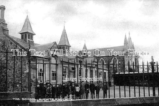 SC 371 - The School, Auchtermuchty, Fife, Scotland c1920