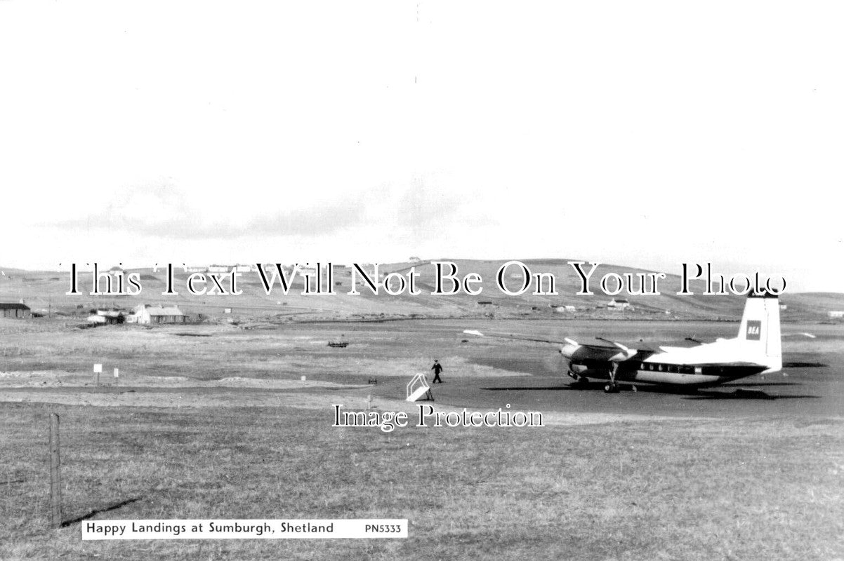 SC 397 - Happy Landings At Sumburgh, Shetland, Scotland