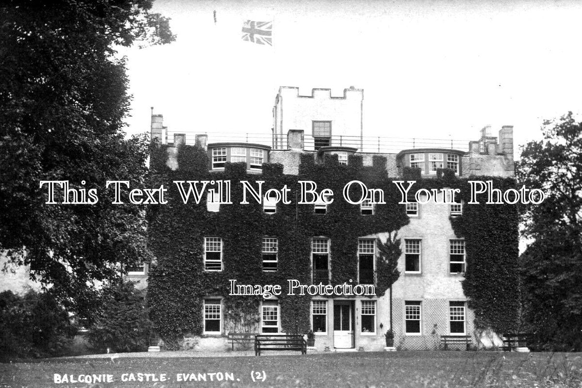 SC 400 - Balconie Castle, Evanton, Scotland c1920