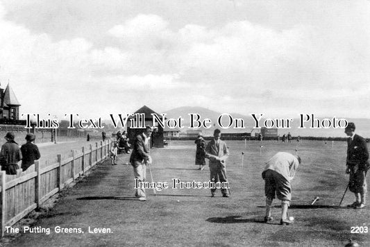 SC 4092 - The Putting Greens, Leven, Fife, Scotland