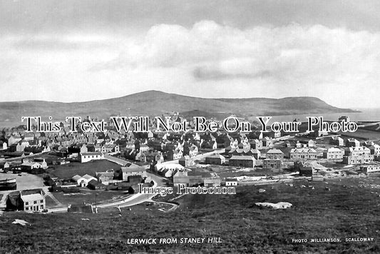 SC 4112 - Lerwick From Stanley Hill, Scotland