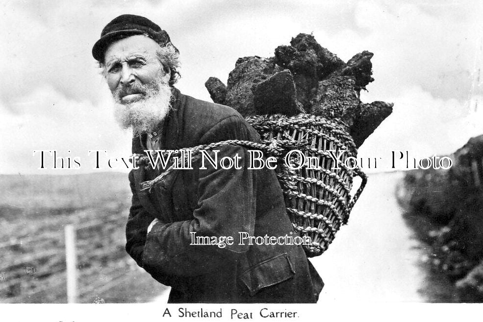 SC 412 - A Shetland Peat Carrier, Lerwick, Scotland c1954