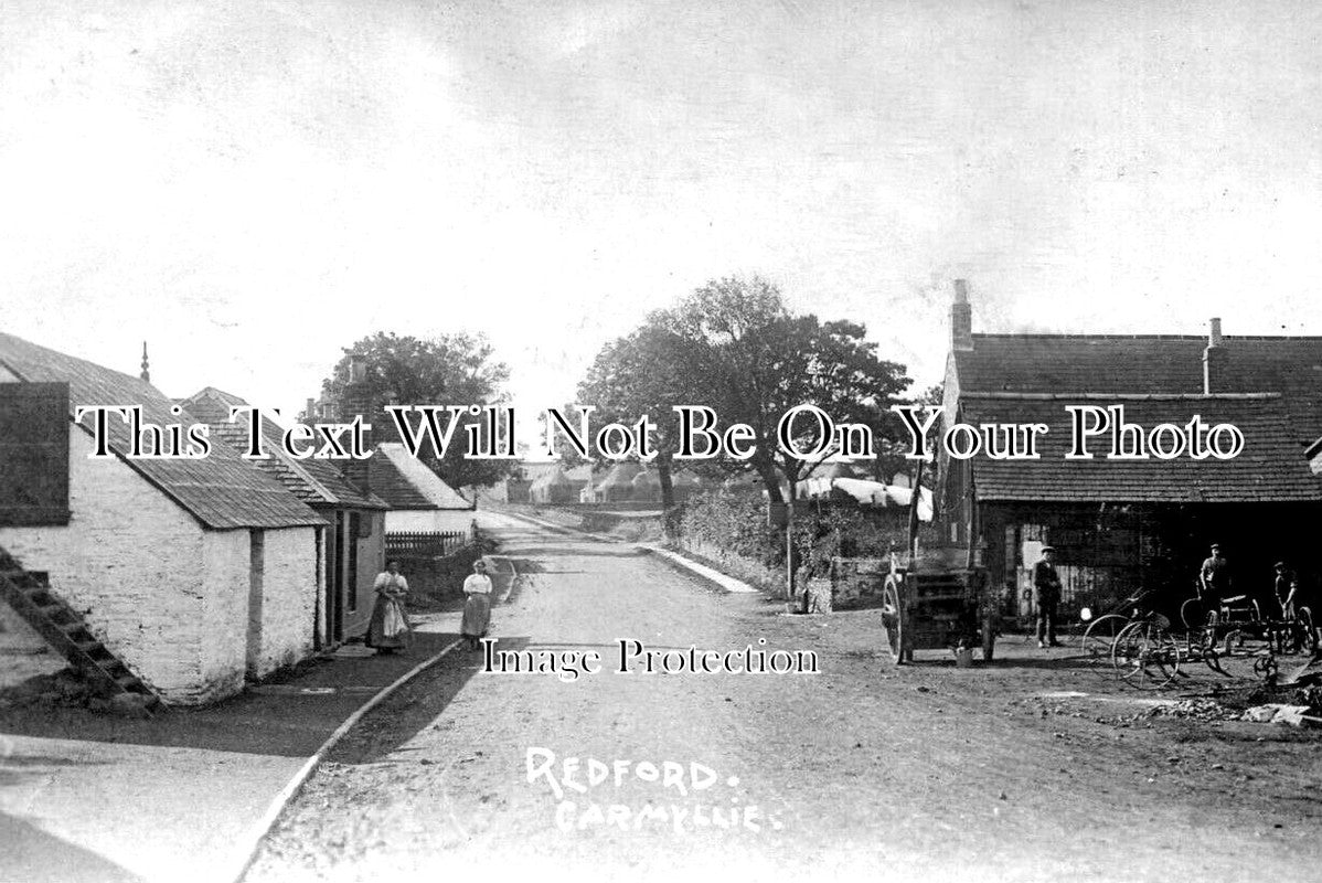 SC 4132 - Main Street, Redford, Carmyllie, Scotland c1915