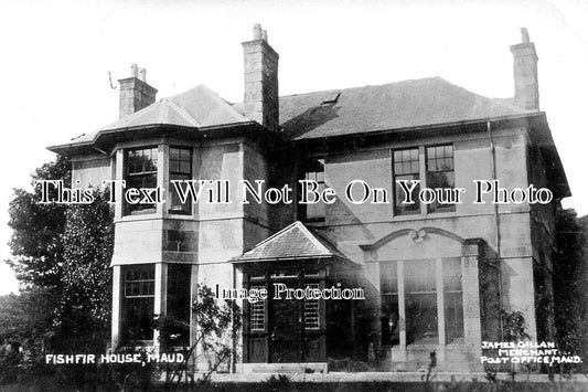 SC 4143 - Fishfir House, Maud, Strichen, Scotland c1920