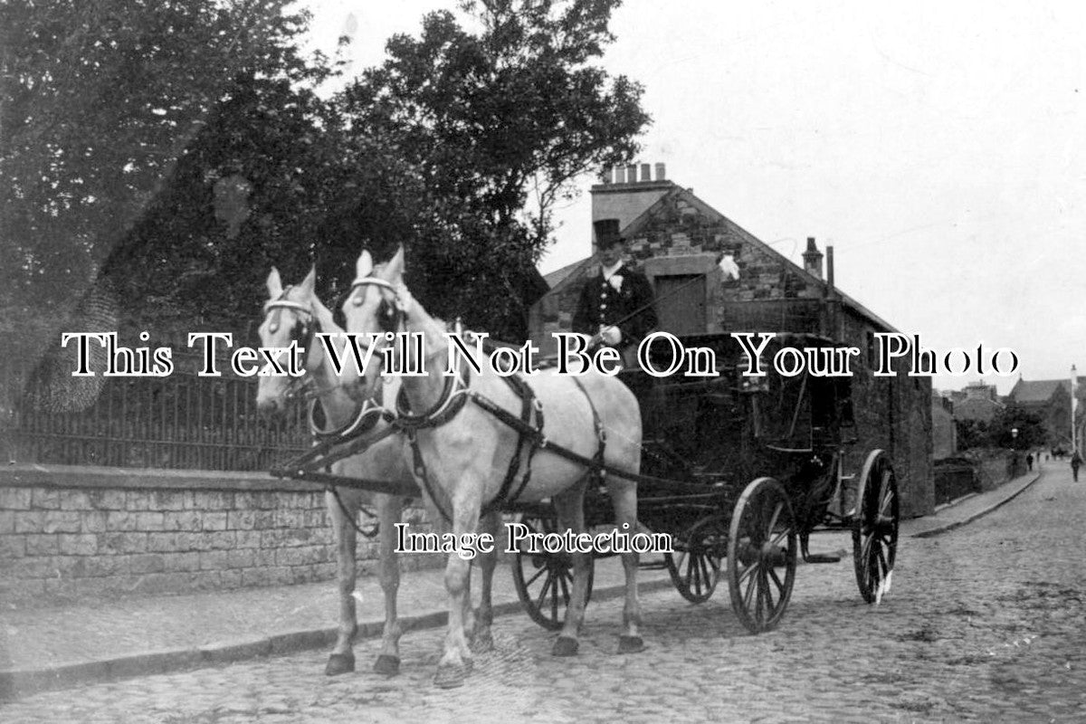 SC 4187 - Horse & Carriage, East Lothian, Scotland