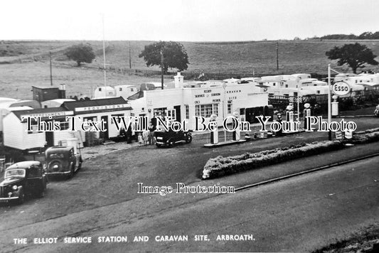 SC 4204 - The Elliot Service Station & Caravan Site, Arbroath, Scotland