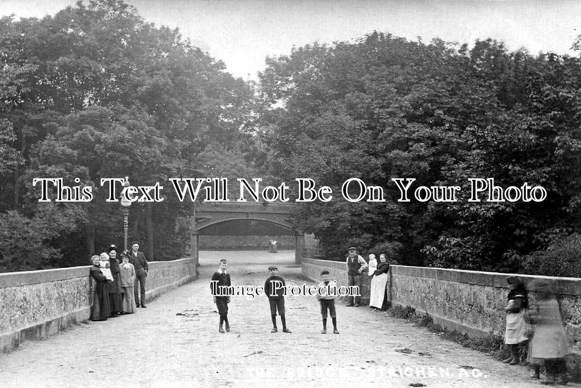 SC 4247 - Strichen Bridge, Scotland c1907