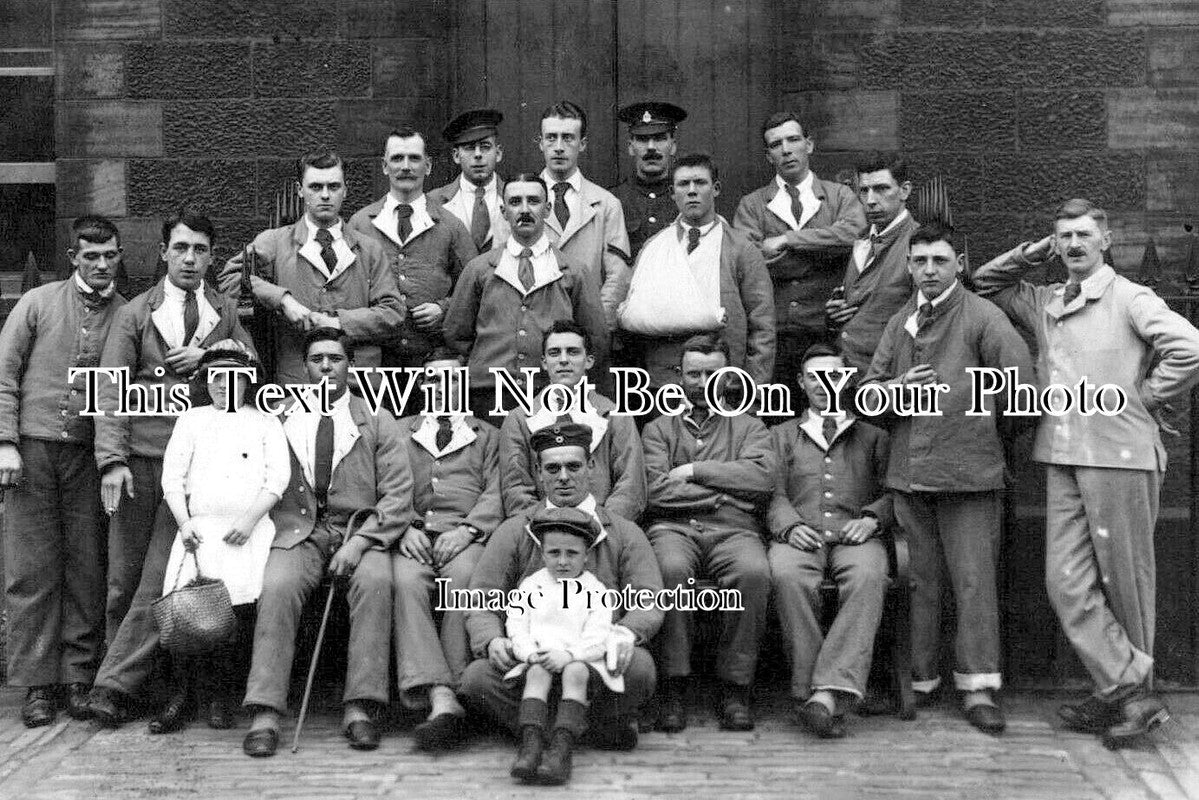 SC 4259 - Greenock Military Hospital Group, Scotland WW1