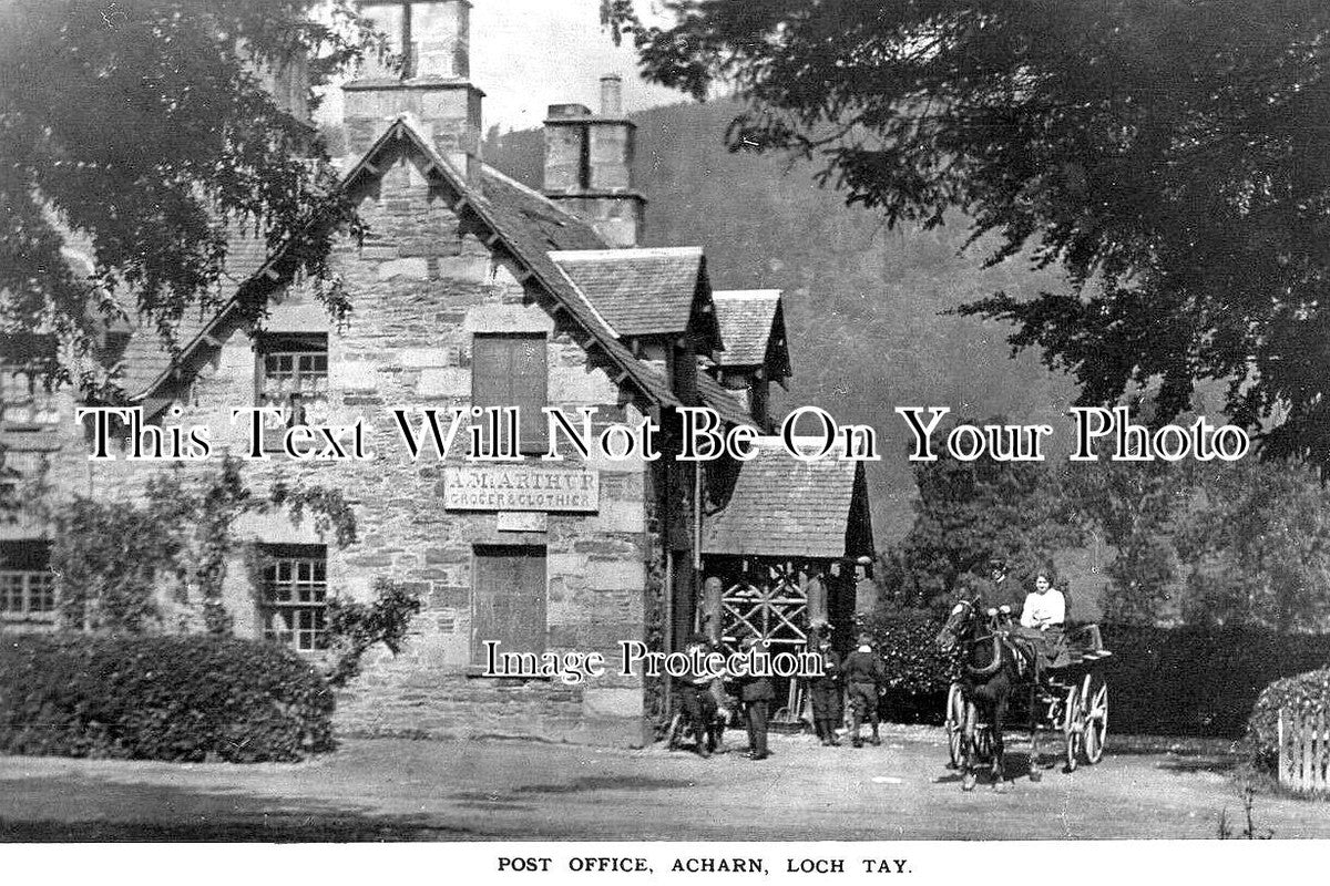 SC 4278 - Acharn Post Office, Loch Tay, Perthshire, Scotland