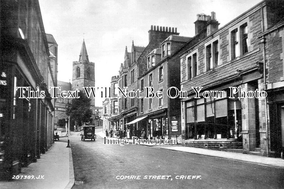 SC 4318 - Comrie Street, Crieff, Scotland c1930