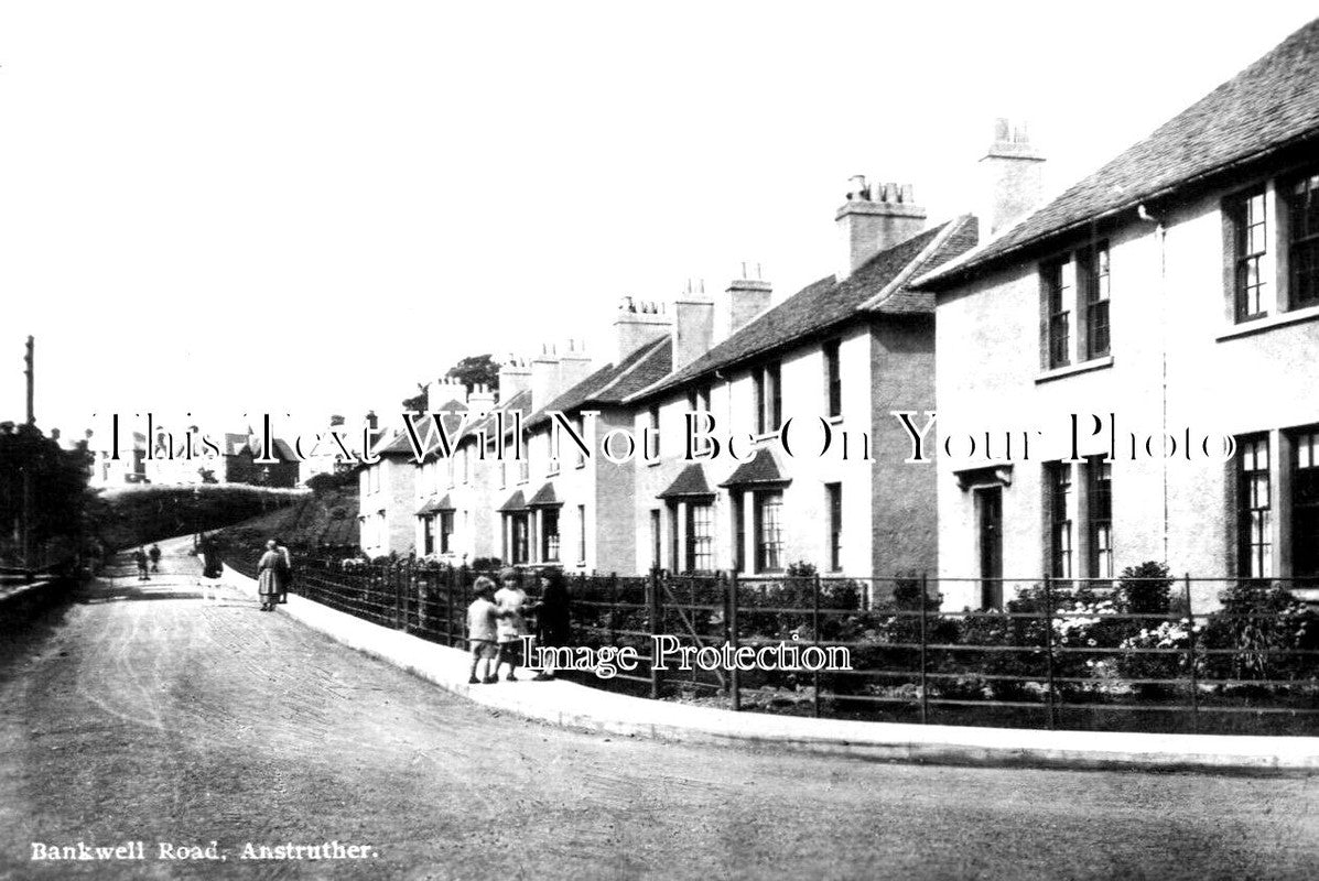 SC 432 - Bankwell Road, Anstruther, Fife, Scotland c1930