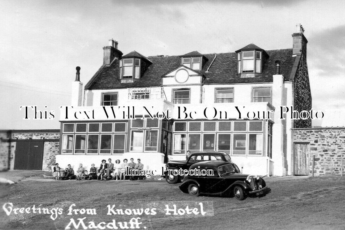 SC 4331 - Knowes Hotel, Macduff, Scotland c1950