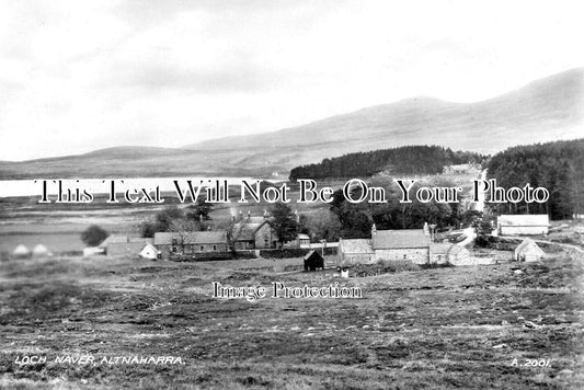 SC 4339 - Loch Naver, Altnaharra, Scotland c1938