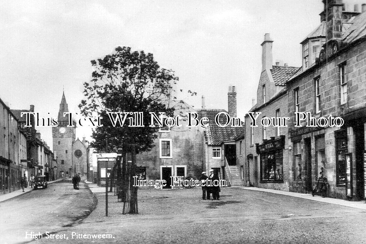 SC 4360 - High Street, Pittenweem, Fife, Scotland c1933