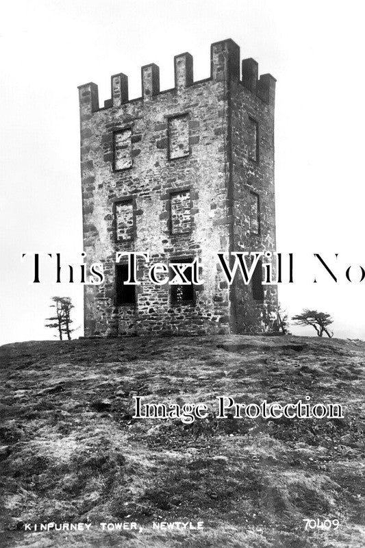 SC 4365 - Kinpurnie Tower, Newtyle, Angus, Scotland c1955