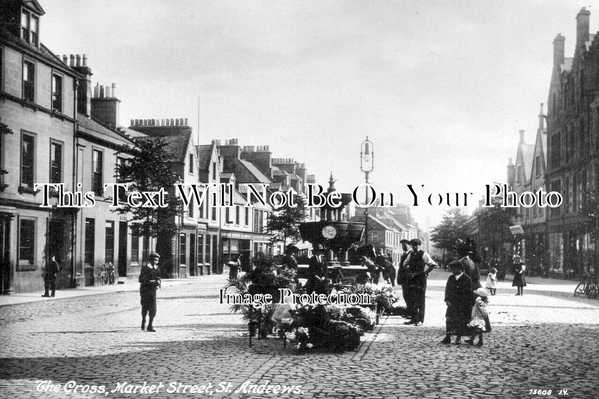 SC 4378 - The Cross, Market Street, St Andrews, Scotland c1910