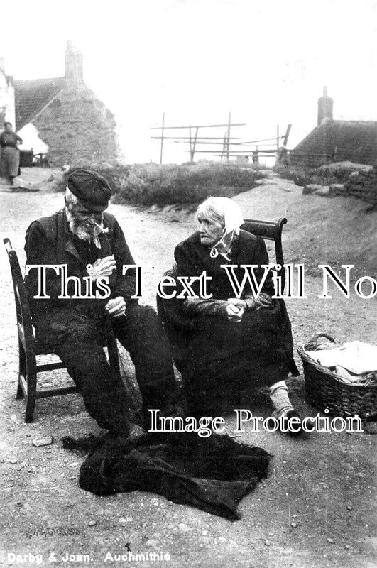 SC 439 - Derby & Joan At Auchmithie, Arbroath, Angus, Scotland