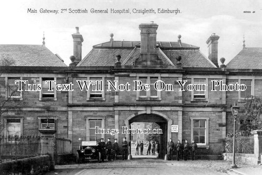 SC 4403 - Main Gateway 2nd Scottish General Hospital, Edinburgh WW1