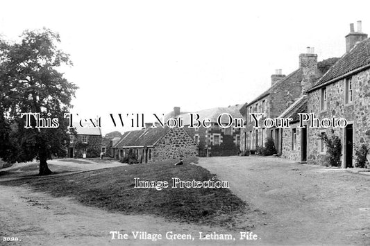 SC 4414 - The Village Green, Letham, Fife, Scotland