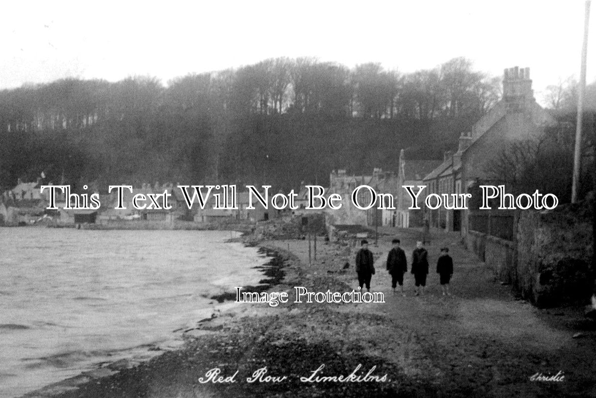 SC 466 - Red Row, Limekilns, Fife, Scotland c1915